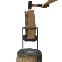 Manual Firewood Kindling Splitter with Fixed Wedge