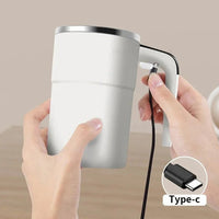 Rechargeable Self Stirring Mug with Electric Mixer