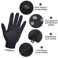 Unisex Thermal Gloves - Warming for Cycling, Skiing and Hiking
