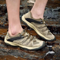 Waterproof Trail Walking Shoes with Anti Slip Outsole and Ankle Support for Women
