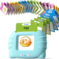 Talking Flash Card Set with 112 Cards and 224 Words for Early Learners