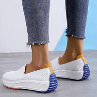 Womens Lightweight Knit Sneakers with Easy-On Fit