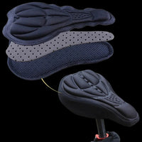 Gel Padded Bicycle Seat Cover with Shock Absorbing Cushion