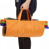 Foldable Cart Tote Bag with Insulated Compartments