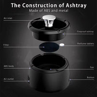 Rechargeable Smokeless Ashtray