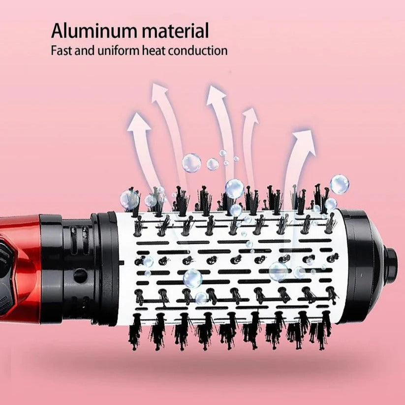 Rotating Hot Air Brush for Hair Drying and Styling