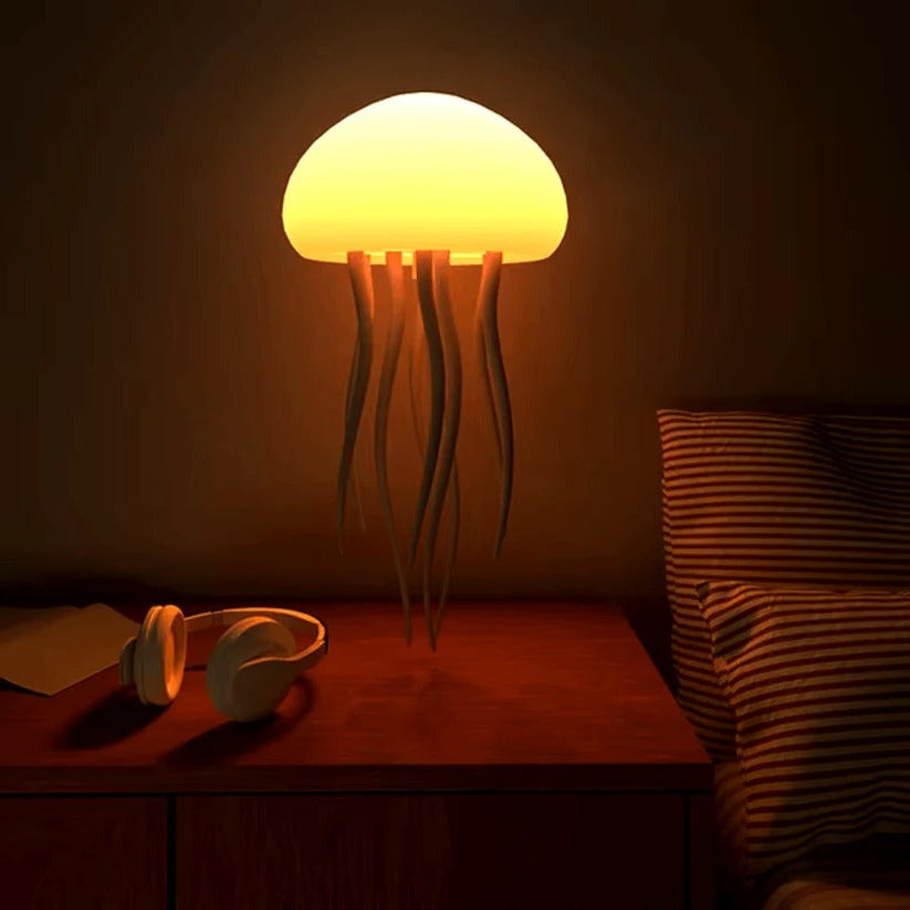 Color Changing LED Jellyfish Lamp with Voice Activation