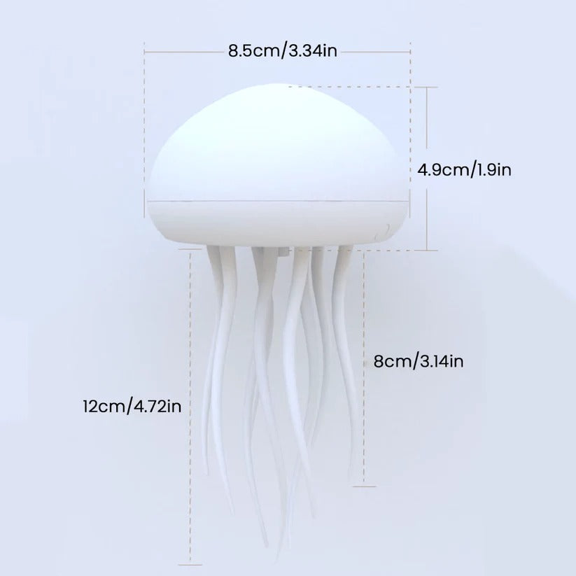 Color Changing LED Jellyfish Lamp with Voice Activation
