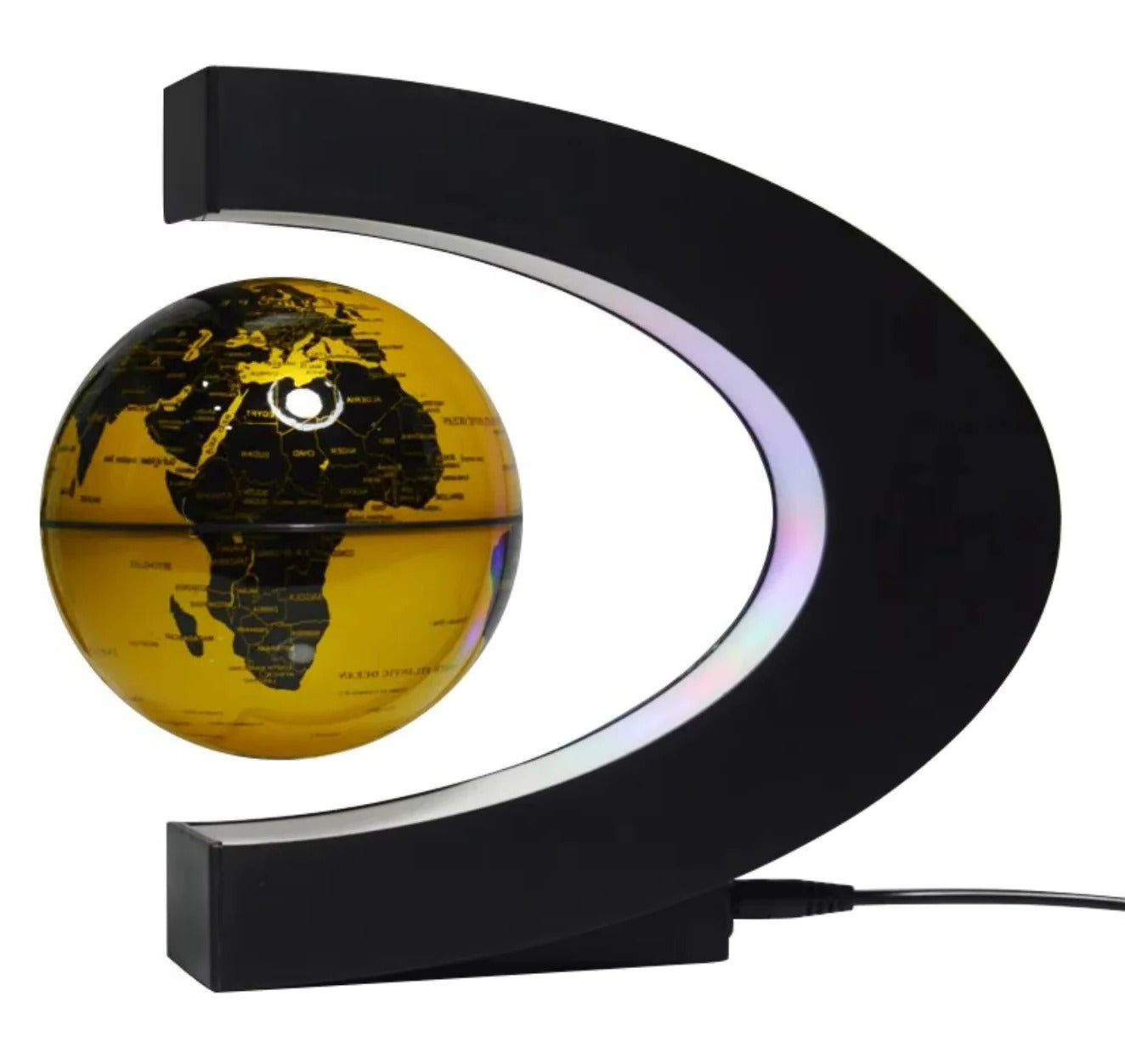 Magnetic Levitation Globe for Desktop and Home Display, 3 Inch Floating Design