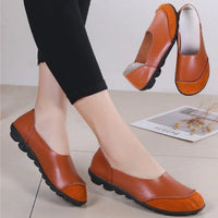 Ladies Broad Width Suede Moccasin Loafers with Soft Cushioned Insole