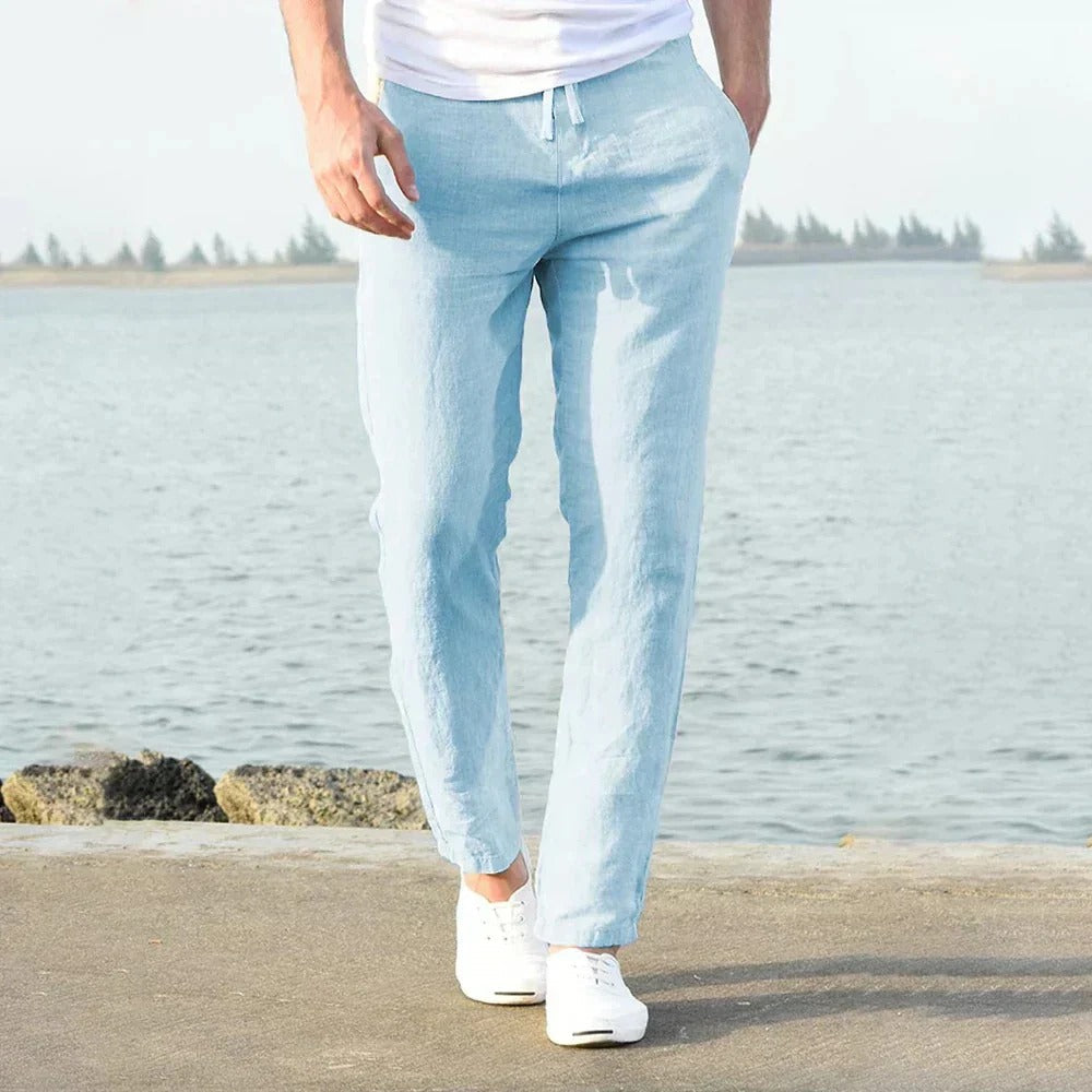 Summer and Spring Mens Pants and Lightweight Trousers