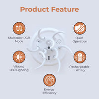 Color Changing LED Jellyfish Lamp with Voice Activation