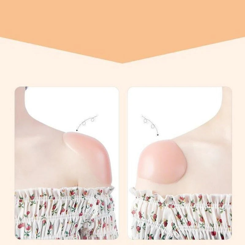 Breathable Shoulder Pads for Women with Non Slip Silicone Grip