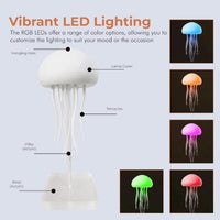 Color Changing LED Jellyfish Lamp with Voice Activation