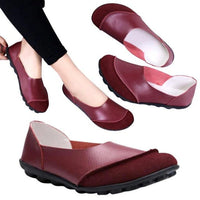 Ladies Broad Width Suede Moccasin Loafers with Soft Cushioned Insole