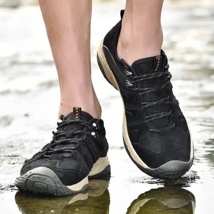 Waterproof Trail Walking Shoes with Anti Slip Outsole and Ankle Support for Women