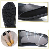 Ladies Broad Width Suede Moccasin Loafers with Soft Cushioned Insole