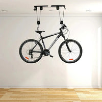 Adjustable Ceiling Bike Hoist with Pulley System