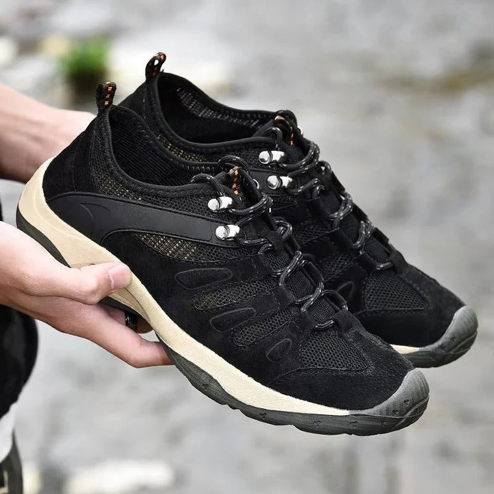 Waterproof Trail Walking Shoes with Anti Slip Outsole and Ankle Support for Women