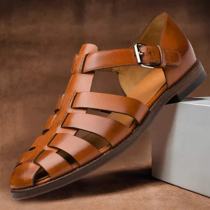 Adjustable Strap Walking Sandals for Men with Cushioned Footbed