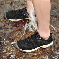Waterproof Trail Walking Shoes with Anti Slip Outsole and Ankle Support for Women