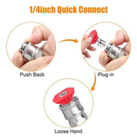 Rotating Turbo Nozzle for Power Washer with Spray Tip