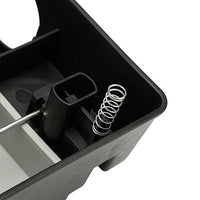 Reusable Rodent Bait Station Trap with Locking Lid and Removable Tray Design