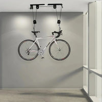 Adjustable Ceiling Bike Hoist with Pulley System
