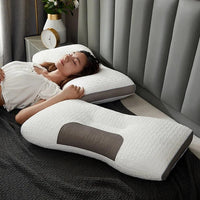 Contour Memory Foam Pillow with Zoned Neck and Head Support