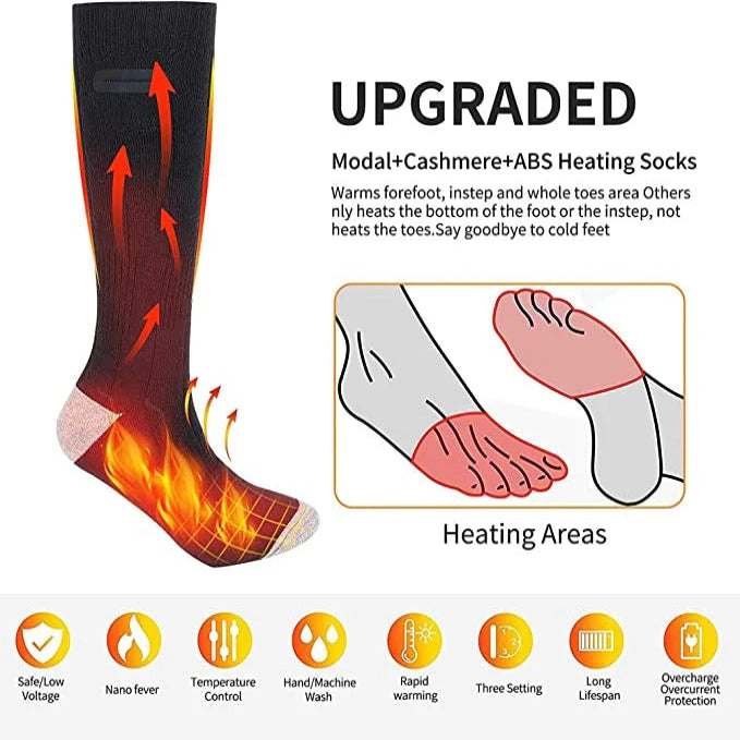 Electric Heated Socks for Cold Weather