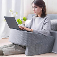 Adjustable Bed Reading Pillow with Back and Arm Support