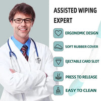 Long Reach Toilet Aid for Wiping, 2 Pack Comfort Wiper Tools