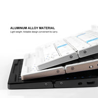 Portable Wireless Foldable Bluetooth Keyboard with Magnetic Stand