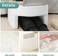 Adjustable Bed Reading Pillow with Back and Arm Support