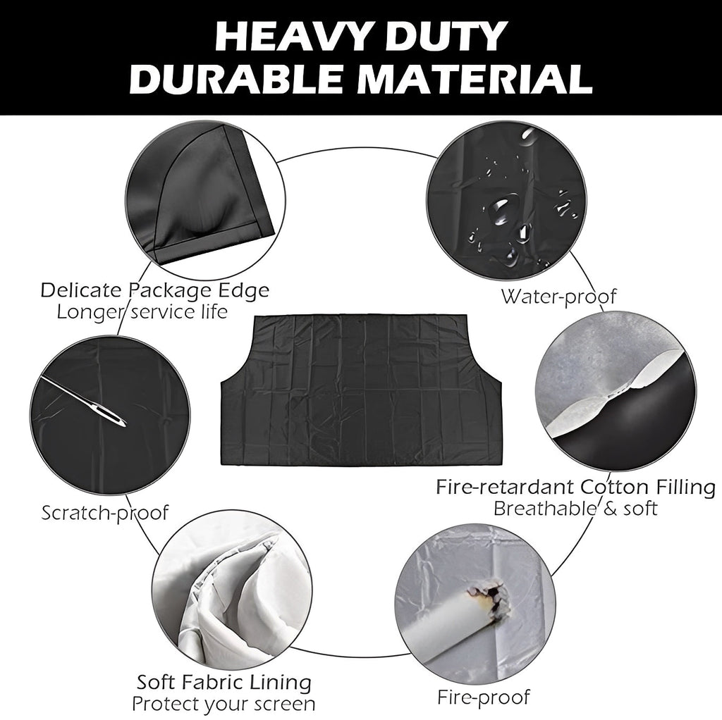 Magnetic Car Windshield Cover with Sun Protection Support