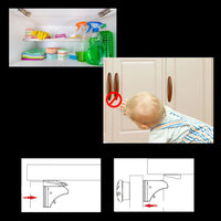 Pack of 4 Child Safety Magnetic Cabinet Locks