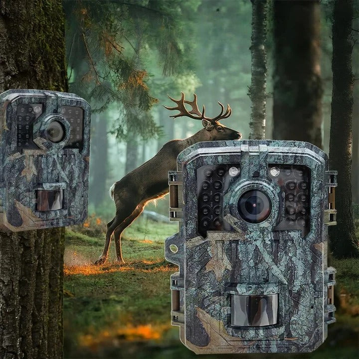 Outdoor Trail Camera with Night Vision Motion Detection and 1080P Video