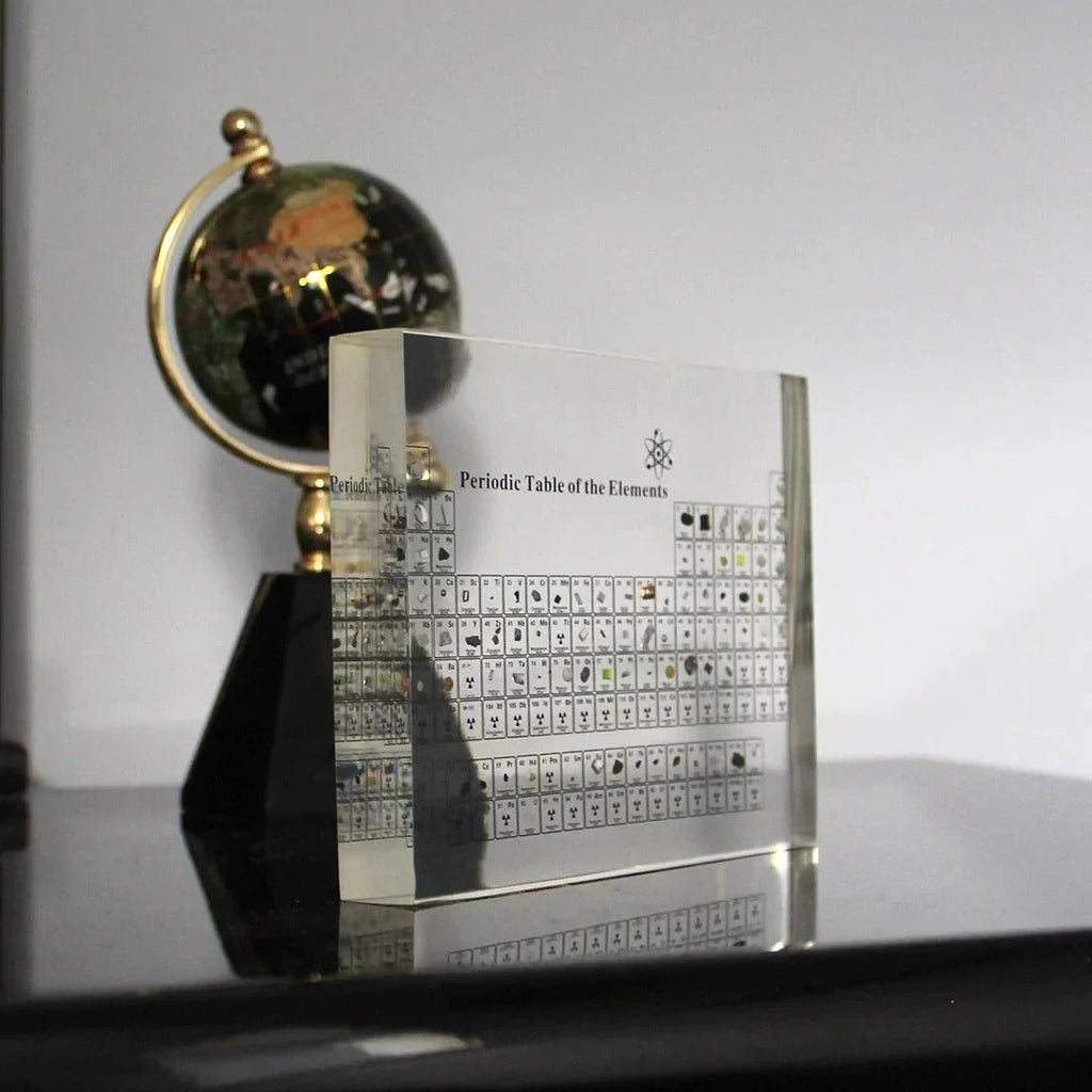 Periodic Table Glass Wall Art for Chemistry Decor and Education