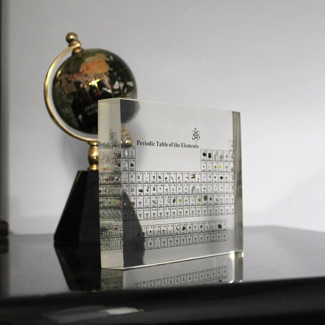 Periodic Table Glass Wall Art for Chemistry Decor and Education
