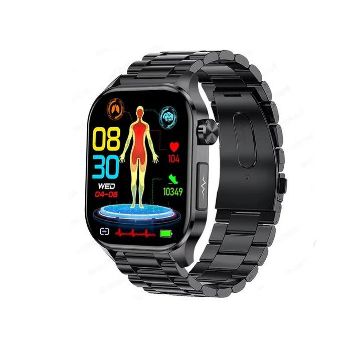 Smart Wellness Watch for Seniors with Activity and Daily Wellness Tracking