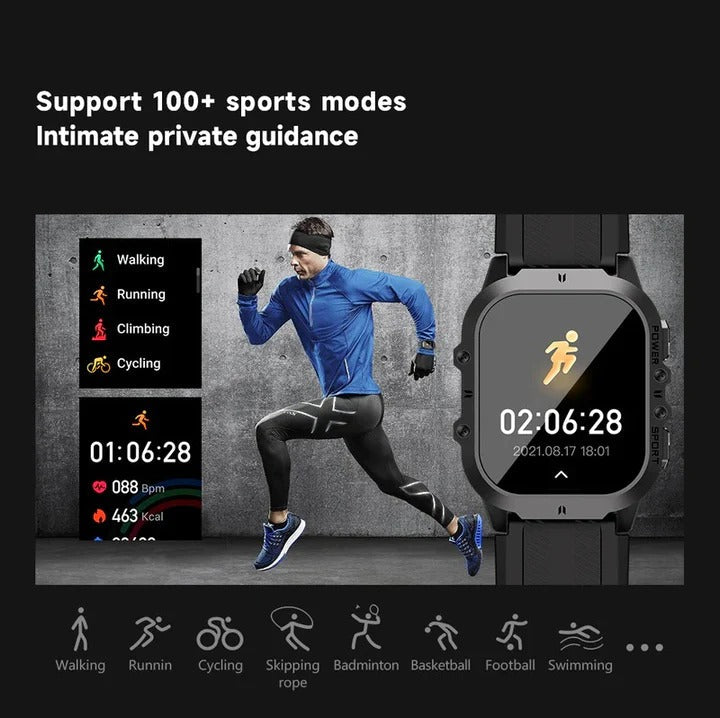 Water Resistant Digital Sports Watch with Multi-Function Display