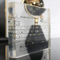 Periodic Table Glass Wall Art for Chemistry Decor and Education