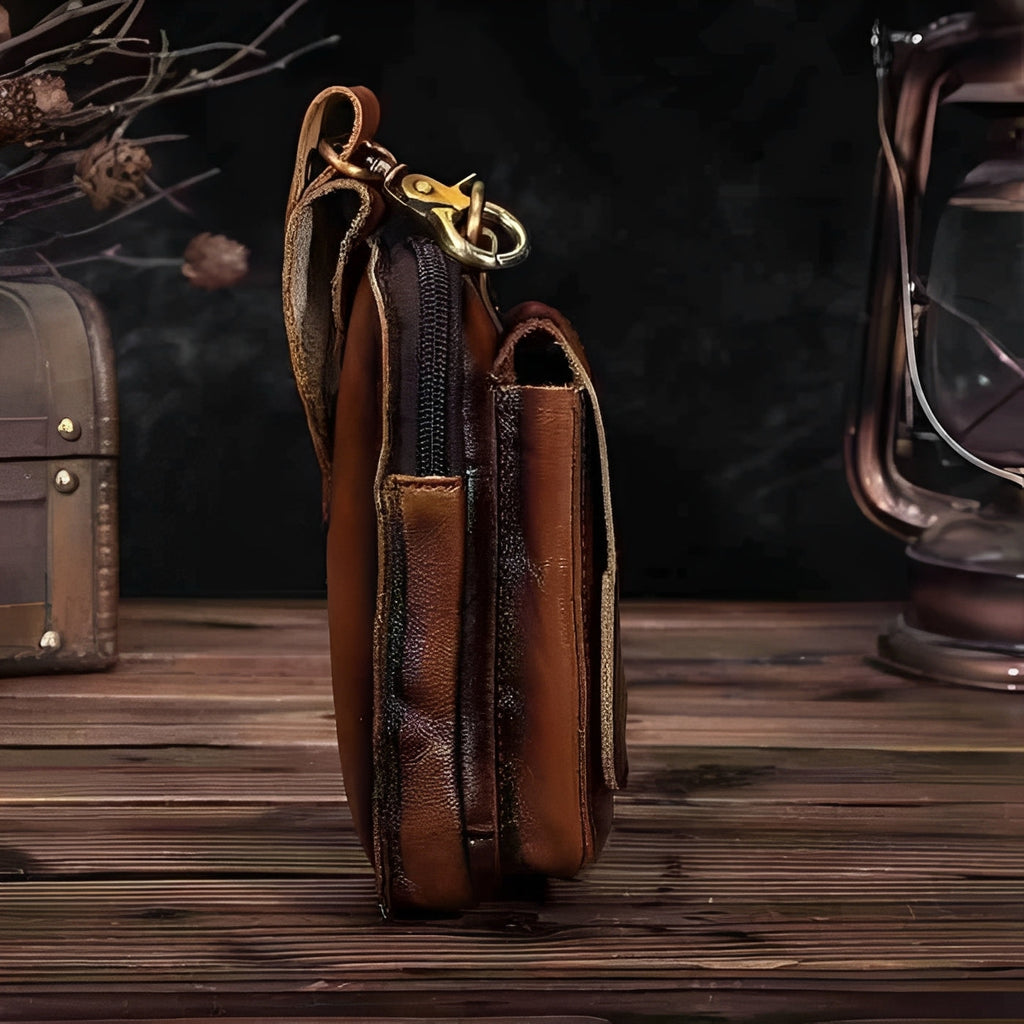 Adjustable Belt Bag with Multiple Compartments