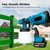 Cordless Electric Paint Sprayer with Adjustable Spray Pattern
