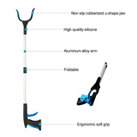Grabber Tool with Rotating Head for Hard to Reach Areas