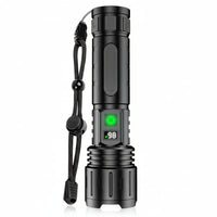 Rechargeable Zoom LED Flashlight with Multiple Light Modes