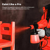 Cordless Electric Paint Sprayer with Adjustable Spray Pattern