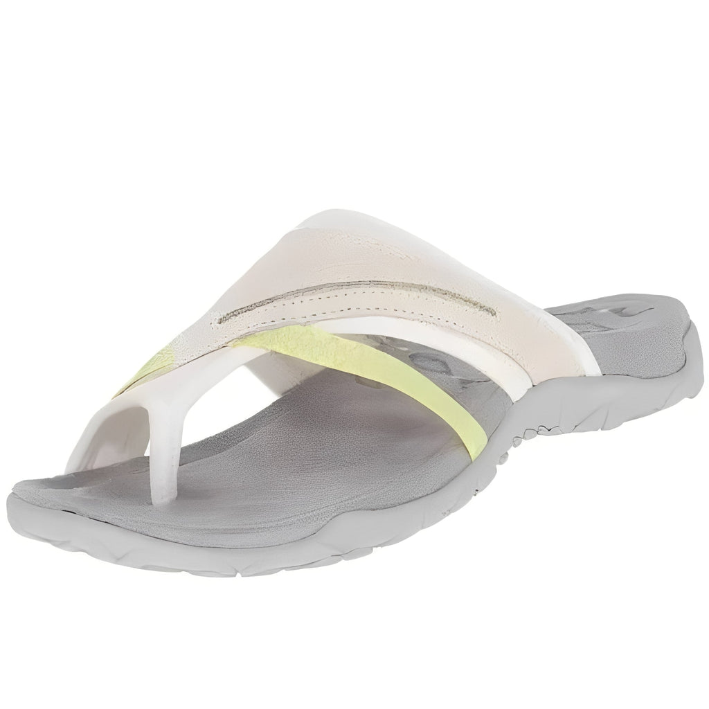 Womens Cross Strap Sandals with Synthetic Upper and Rubber Outsole