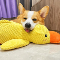 Durable Squeaky Duck Chew Toy for Dogs and Pets