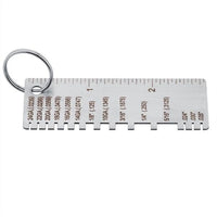 Dual Purpose Metal and Wire Thickness Measuring Tool for Welding Projects